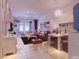 90平二房现代简约装修效果图