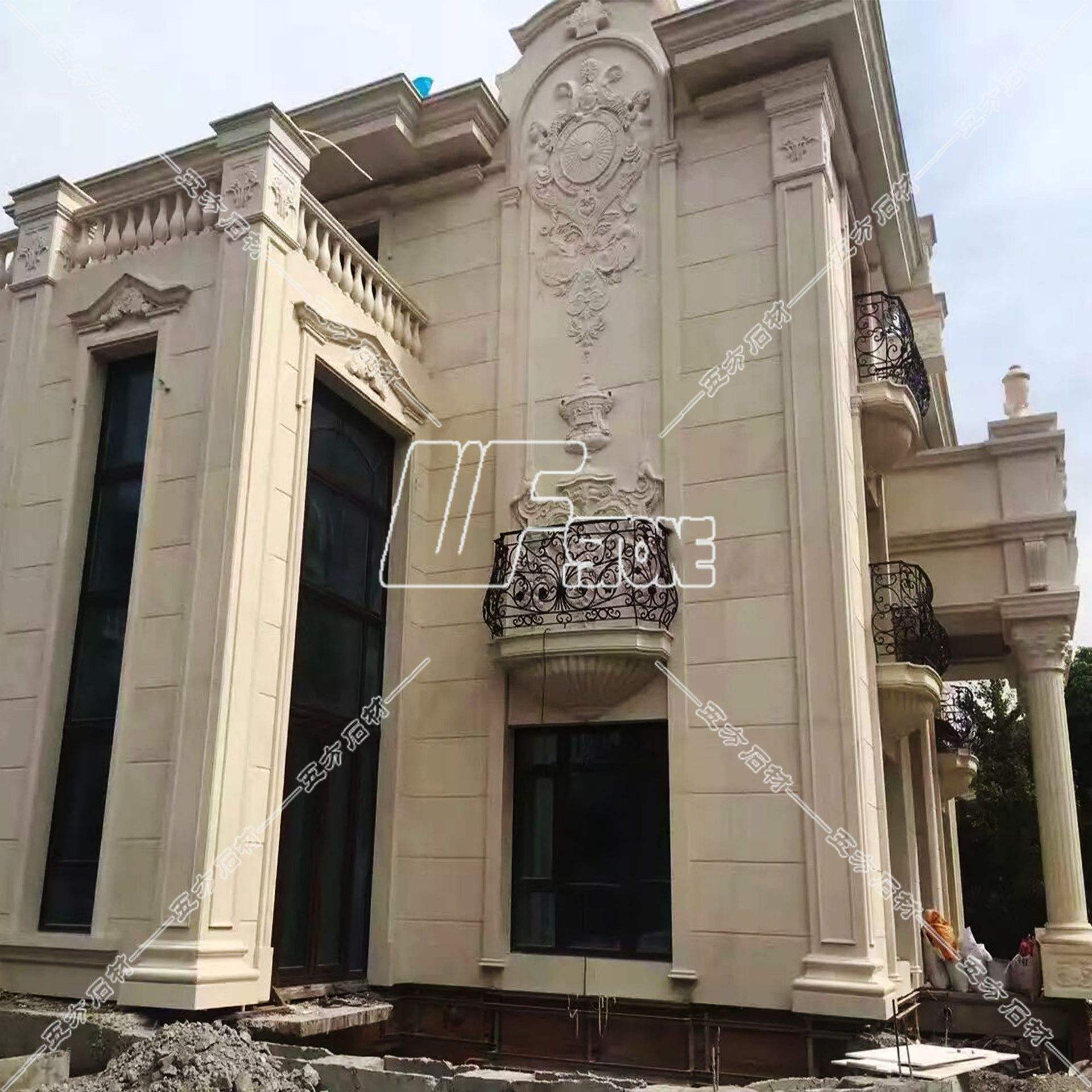 花岗岩外墙石 石材地砖 庭院室内外装修板材砖 工厂直销_石材_建筑建